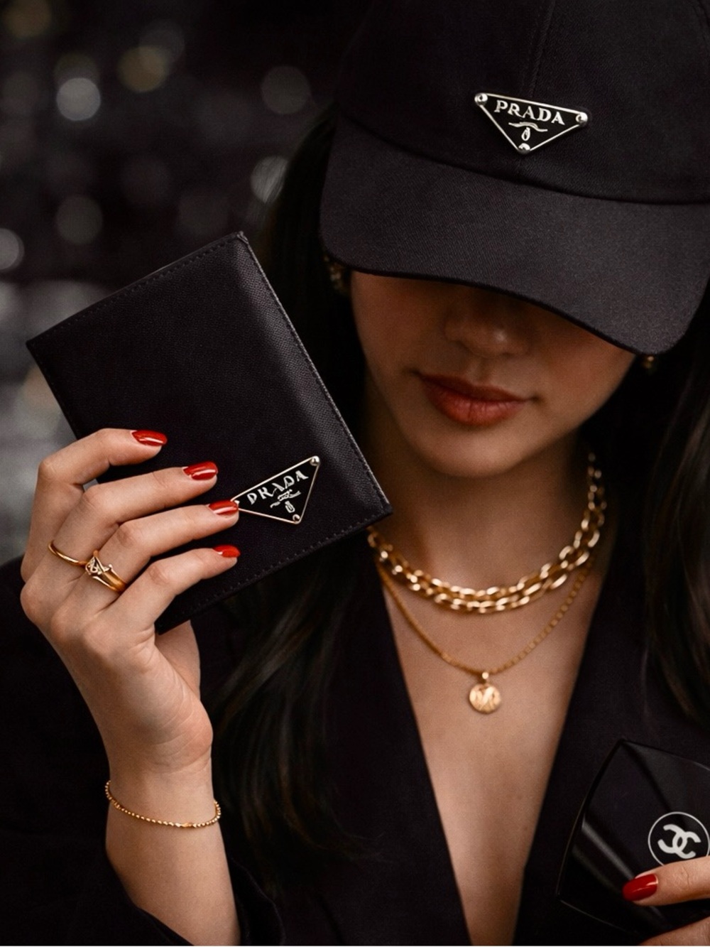 Prada Black Nylon Wallet w/ Iconic Triangle Logo 🖤 | Minimal Luxe Staple